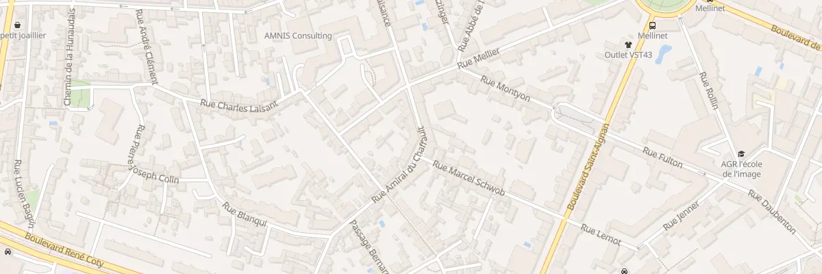 Plan du 12 Rue Amiral Duchaffault à Nantes