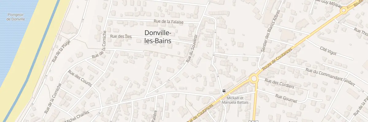 Plan du 5B Rue du Souvenir à Donville-les-Bains
