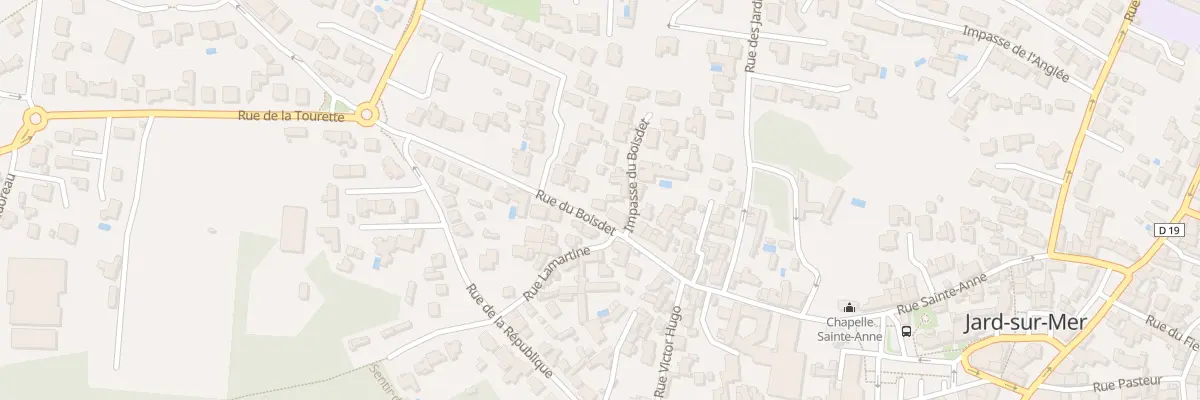 Plan du 34 Rue du boisdet à Jard-sur-Mer