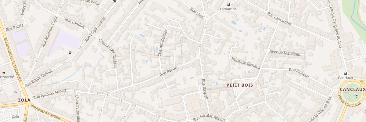 Plan du 10 Rue Renan à Nantes