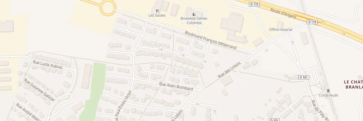 Plan du 15 Rue Virginie Hériot à Corps-Nuds