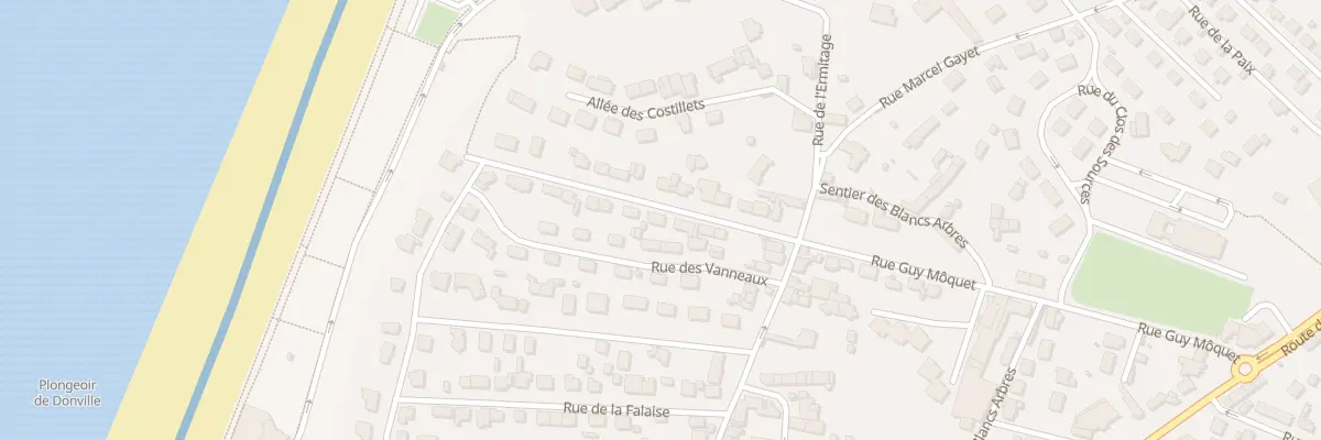 Plan du 60 Rue de la Corniche à Donville-les-Bains