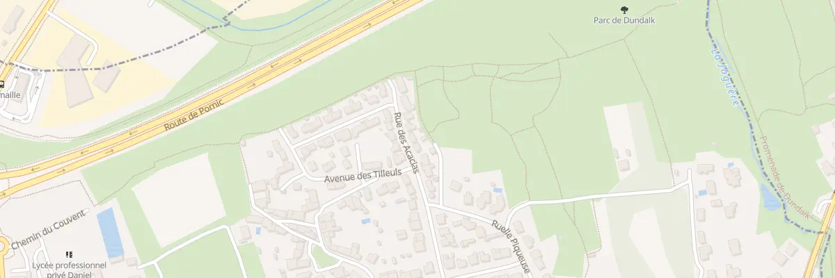 Plan du 10 Rue des Acacias à Bouguenais