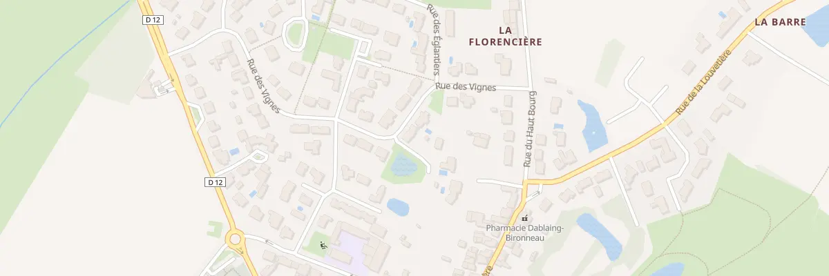 Plan du 28 Rue des Vignes à Sainte-Flaive-des-Loups