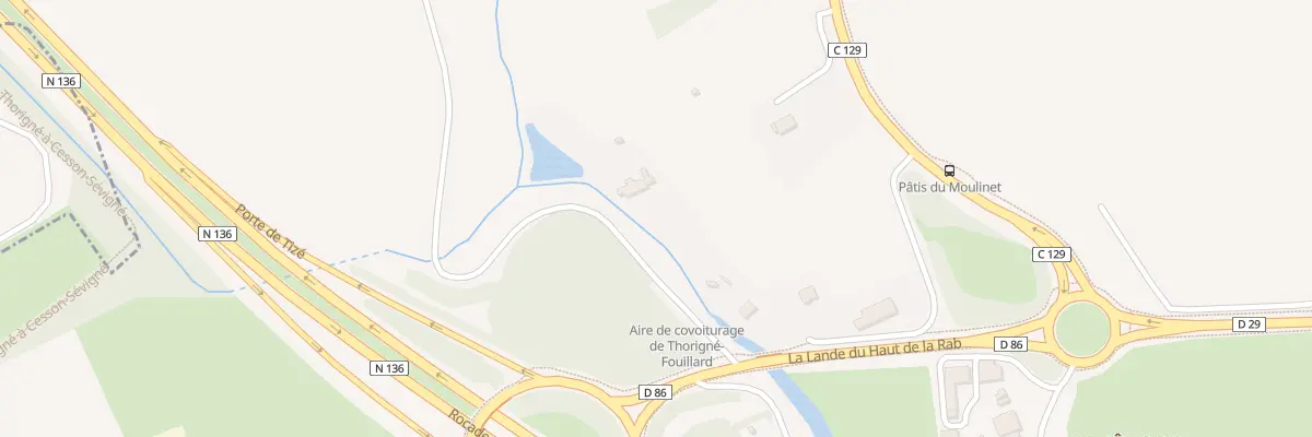 Plan du 14 Rue Pâtis du Moulinet à Thorigné-Fouillard