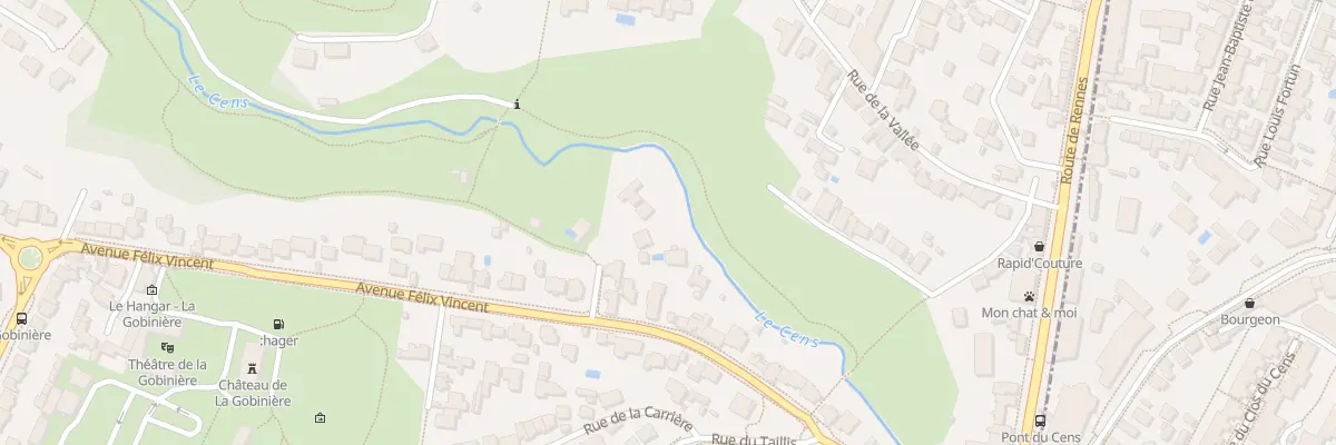 Plan du 2 Pl du Cens à Orvault