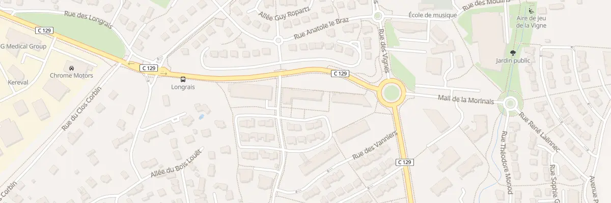 Plan du 1 Rue des Meuniers à Thorigné-Fouillard