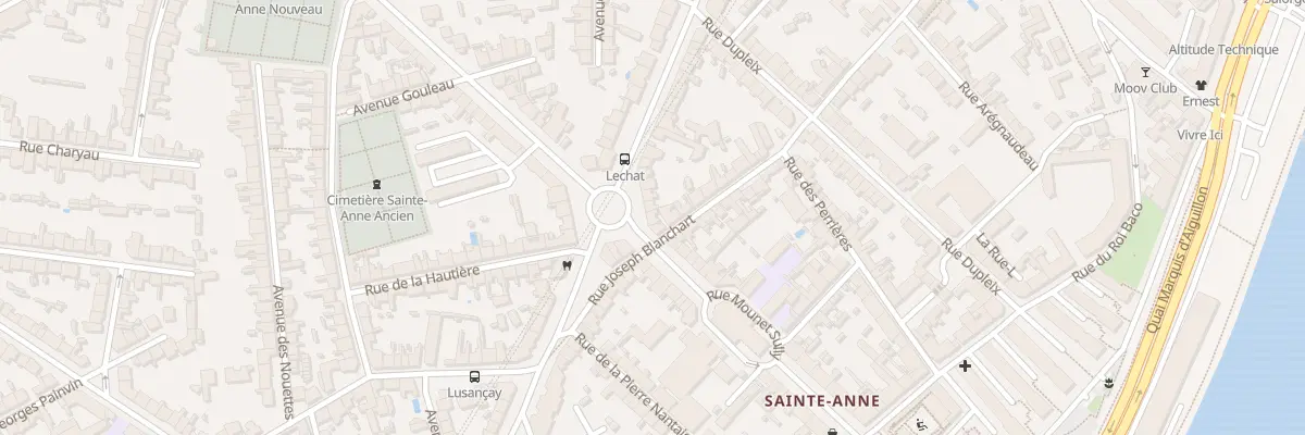 Plan du 5 Pl Charles Lechat à Nantes