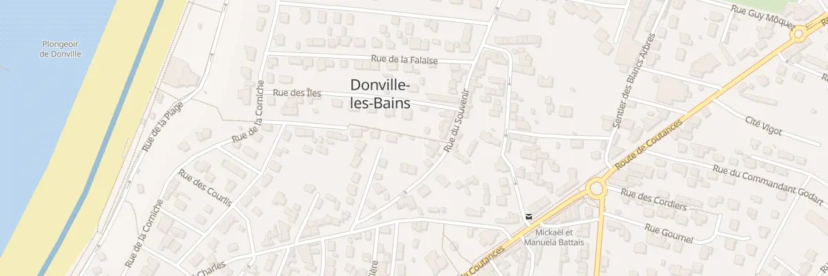 Plan du 6135 Rue du Souvenir à Donville-les-Bains