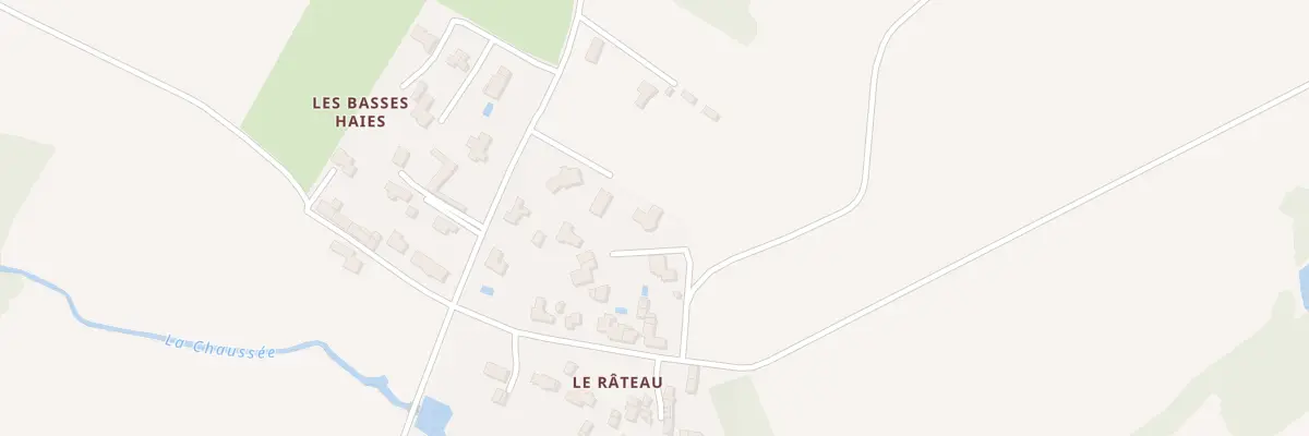 Plan du 3T Le Rateau à La Chevrolière