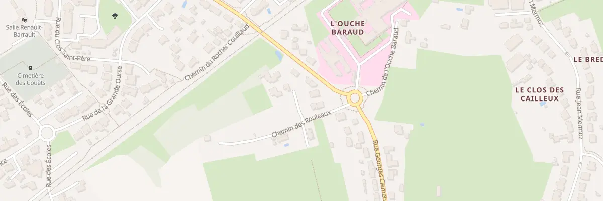 Plan du 34 Rue Georges Clémenceau à Bouguenais