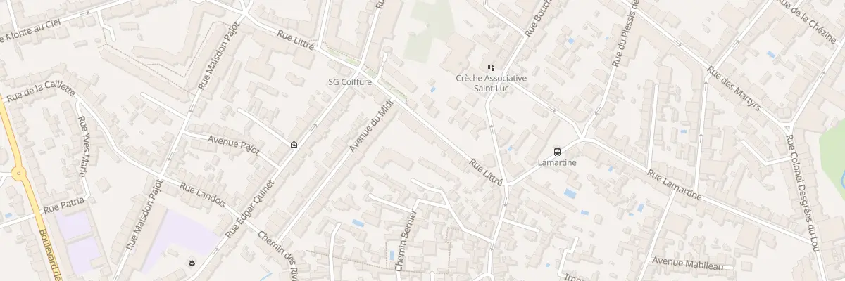 Plan du 17 Rue Littré à Nantes
