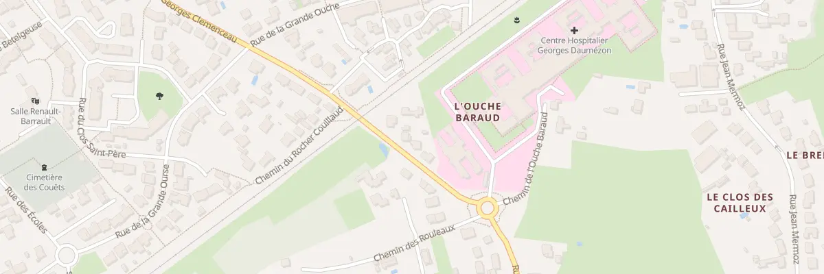 Plan du 43 Rue Georges Clémenceau à Bouguenais