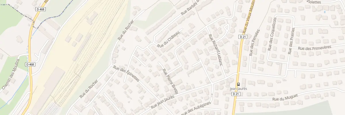 Plan du 85 Rue Maurice Denis à Granville