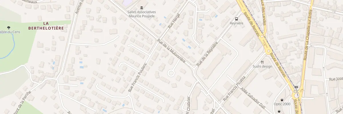 Plan du 1 Imp des Hauts de la Mulonnière à Orvault