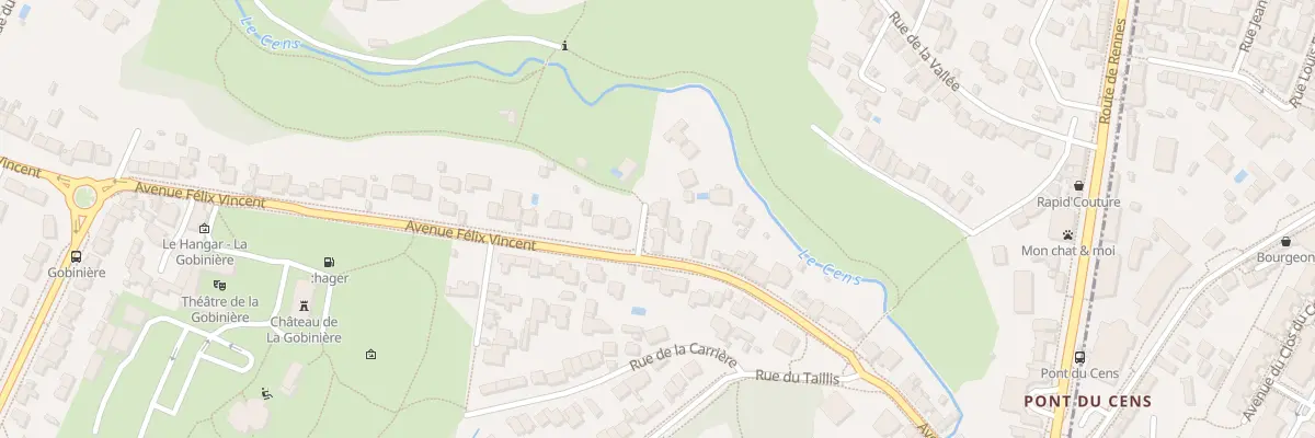 Plan du 1 Pl du Cens à Orvault