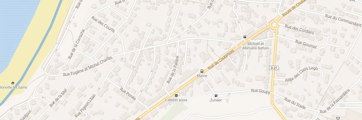 Plan du 6 Rue de la Paliere à Donville-les-Bains