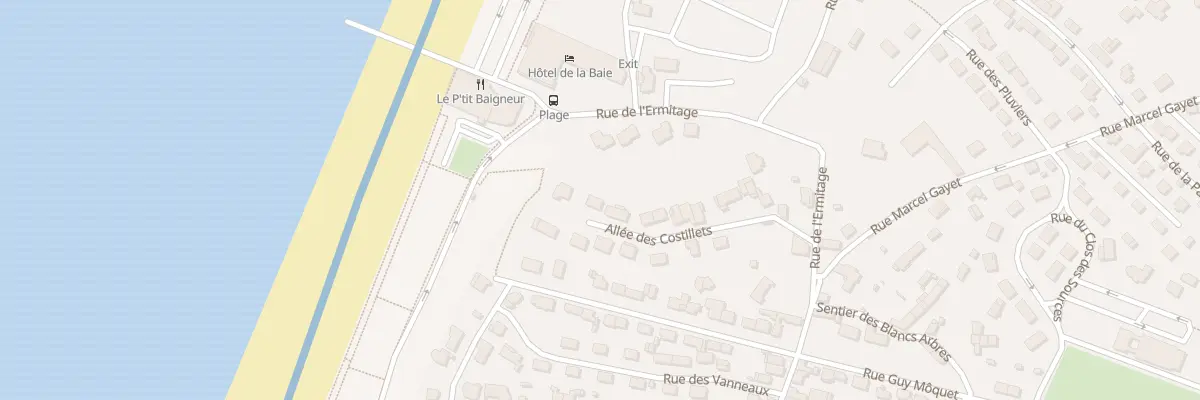 Plan du 20 All des Costillets à Donville-les-Bains