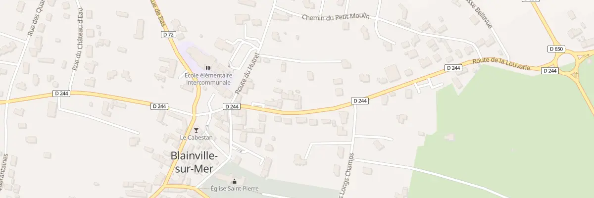 Plan du 13 Rte de la Louverie à Blainville-sur-Mer