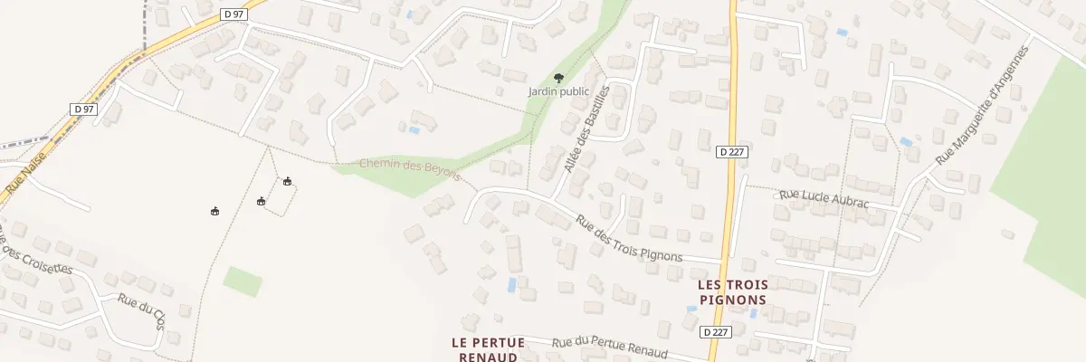 Plan du 1 All des Bastilles à Saint-Sulpice-la-Forêt