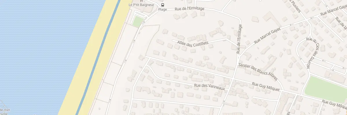 Plan du 41 Rue de la Corniche à Donville-les-Bains