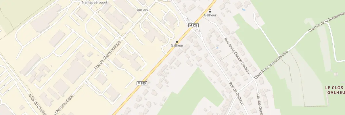 Plan du 8 Rue de l’Aviation à Bouguenais