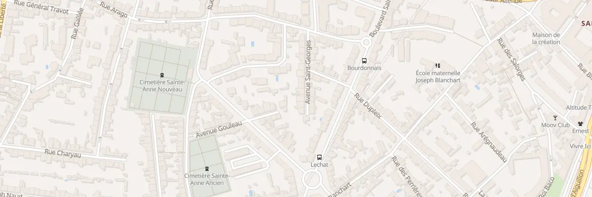 Plan du 21 Av Saint Georges à Nantes