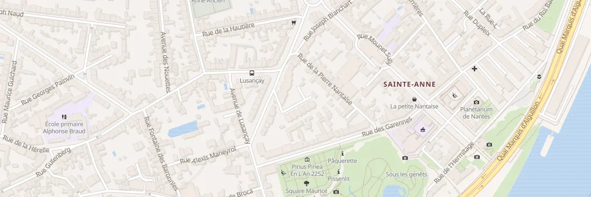 Plan du 10 All Eugénie Grandet à Nantes
