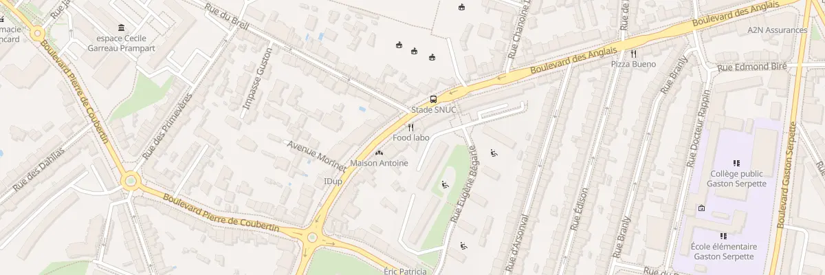 Plan du 95 Bd des Anglais à Nantes