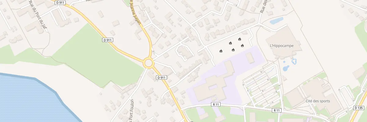 Plan du 1 Res le Pratey à Granville