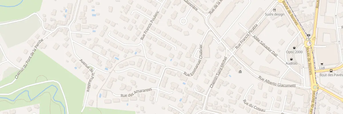 Plan du 12 Rue François Couperin à Orvault