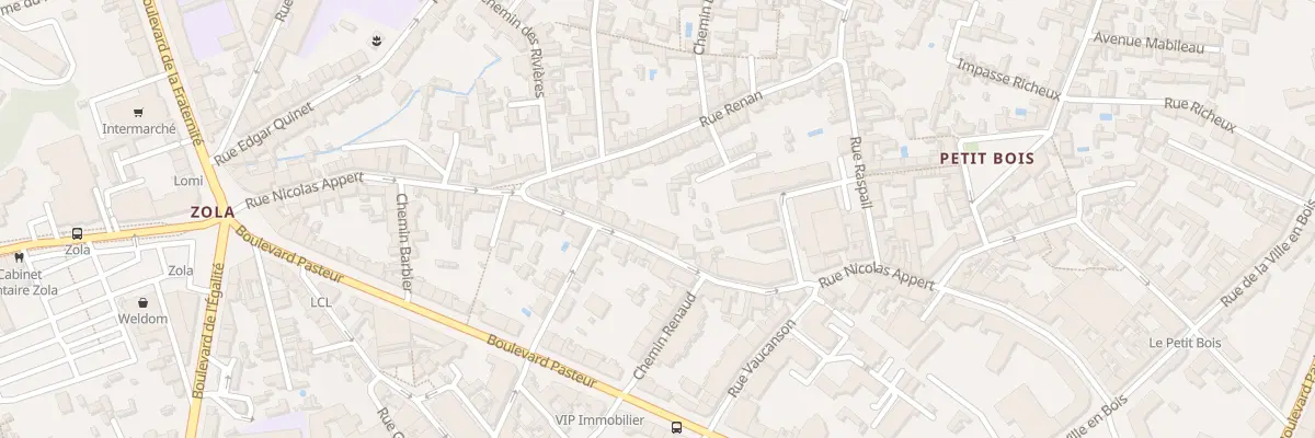 Plan du 62 Rue Nicolas Appert à Nantes