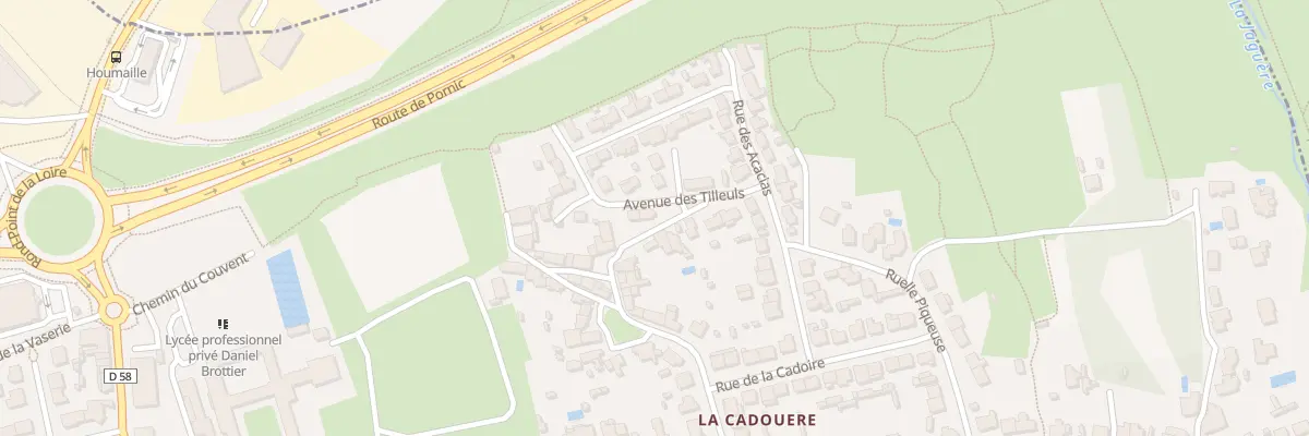 Plan du 30 Av des Tilleuls à Bouguenais