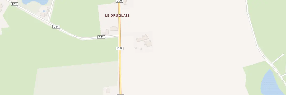 Plan du 3 Les Druglais à Saffré