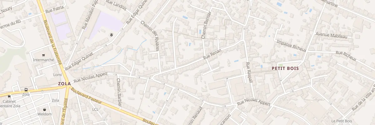 Plan du 26 Rue Renan à Nantes