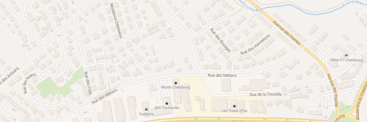 Plan du 58 Rue Adrien Girettes à Cherbourg-en-Cotentin