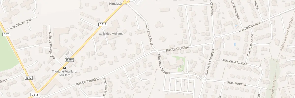 Plan du 29 Rue Lariboisière à Thorigné-Fouillard