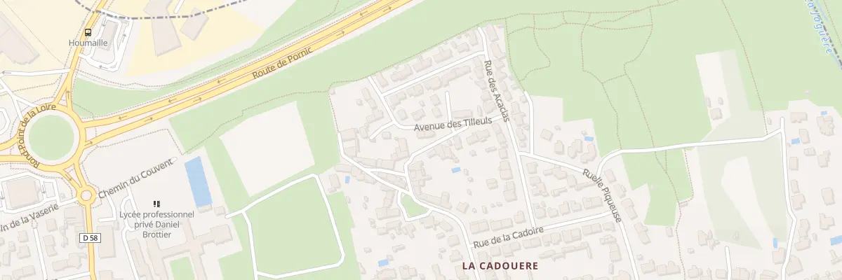 Plan du 29 Av des Tilleuls à Bouguenais