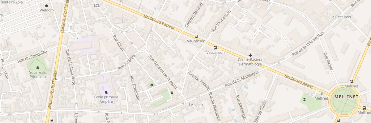 Plan du 12 Rue Claude Bernard à Nantes