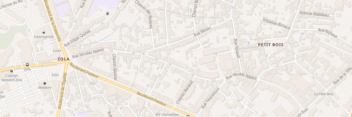 Plan du 64 Rue Nicolas Appert à Nantes