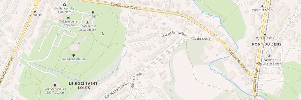 Plan du 17 Rue de la Carrière à Orvault