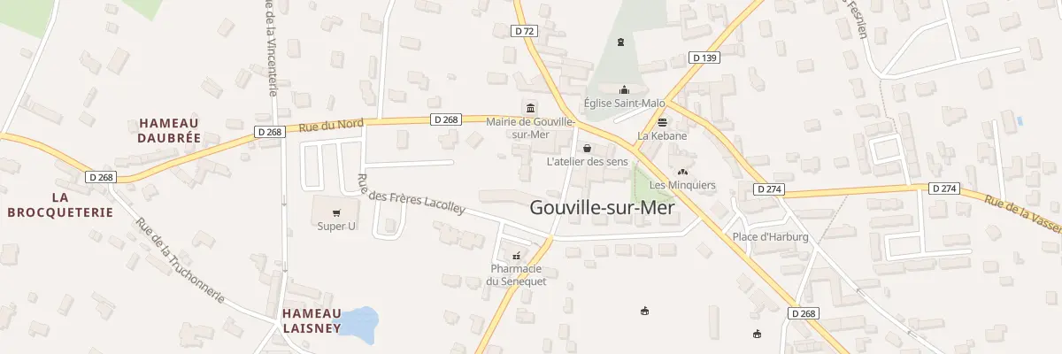 Plan du 4 Rue du Littoral à Gouville-sur-Mer