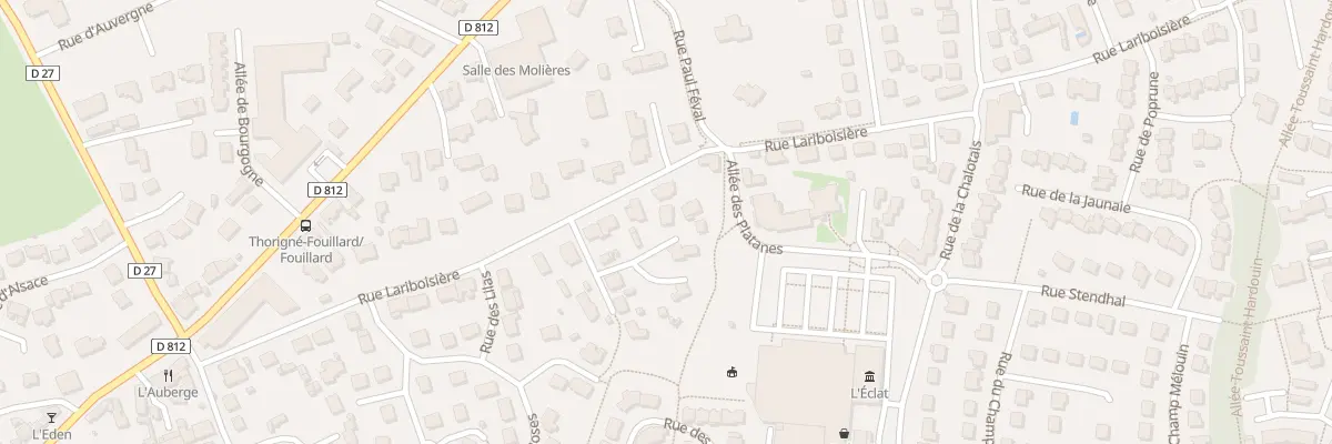 Plan du 24 Rue Lariboisière à Thorigné-Fouillard