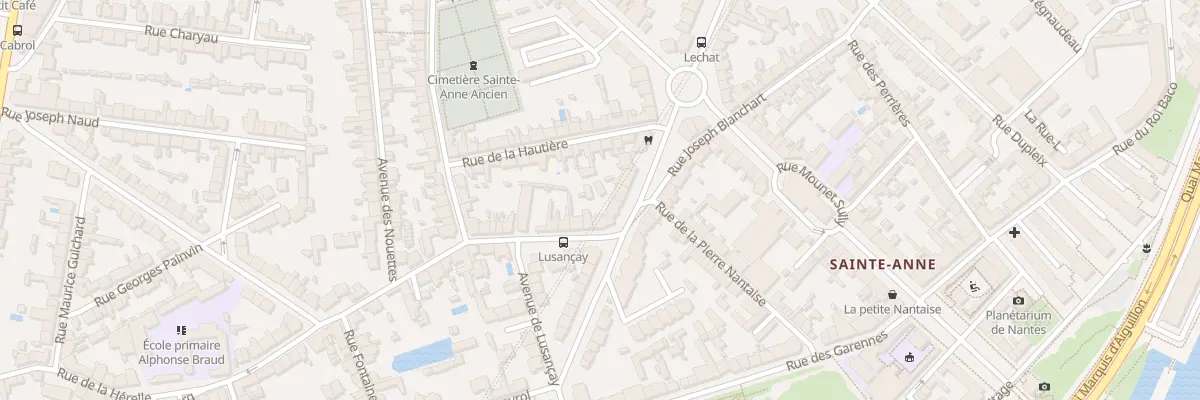 Plan du 140 Bd St Aignan à Nantes