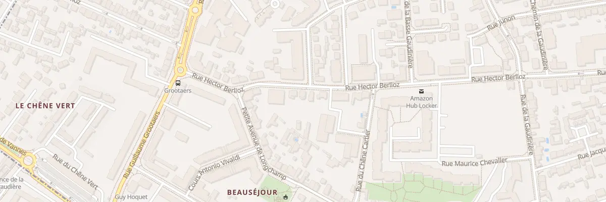 Plan du 95 Rue Hector Berlioz à Nantes