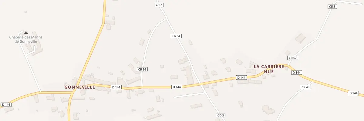 Plan du 9 La Rue de Gonneville à Blainville-sur-Mer