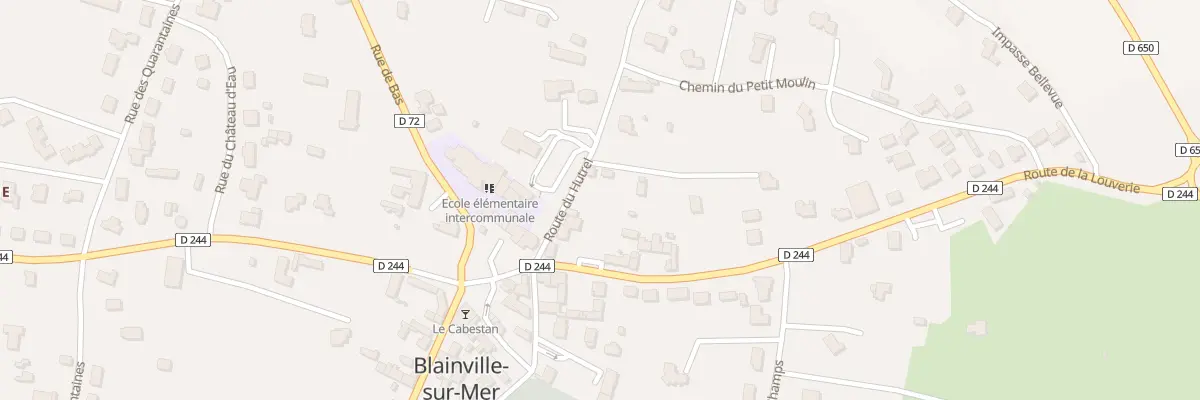Plan du 6 Rte du Hutrel à Blainville-sur-Mer