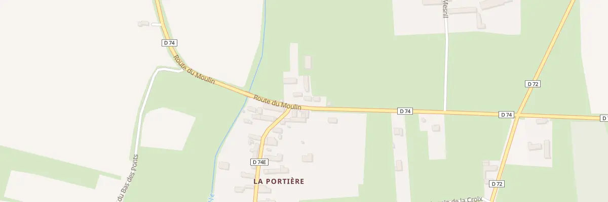 Plan du 12 Rte du Moulin - Anneville à Gouville-sur-Mer