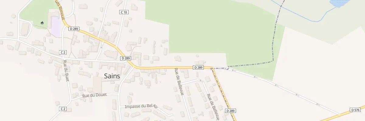 Plan du 5267 Le Bourg à Sains