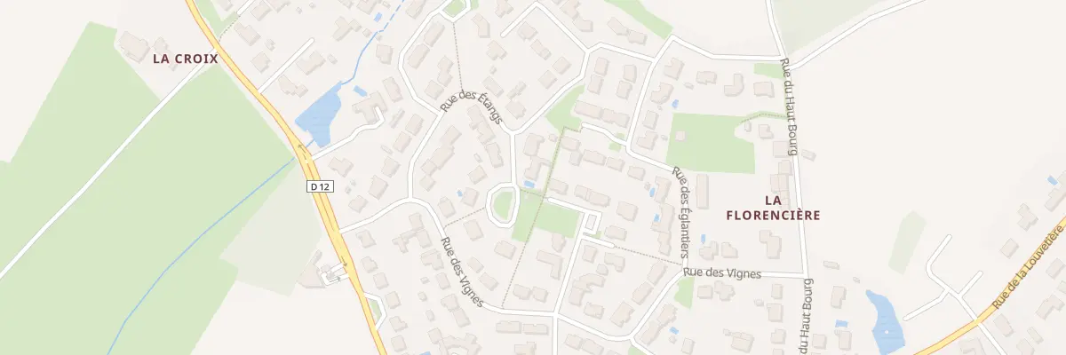 Plan du 23 Rue des étangs à Sainte-Flaive-des-Loups